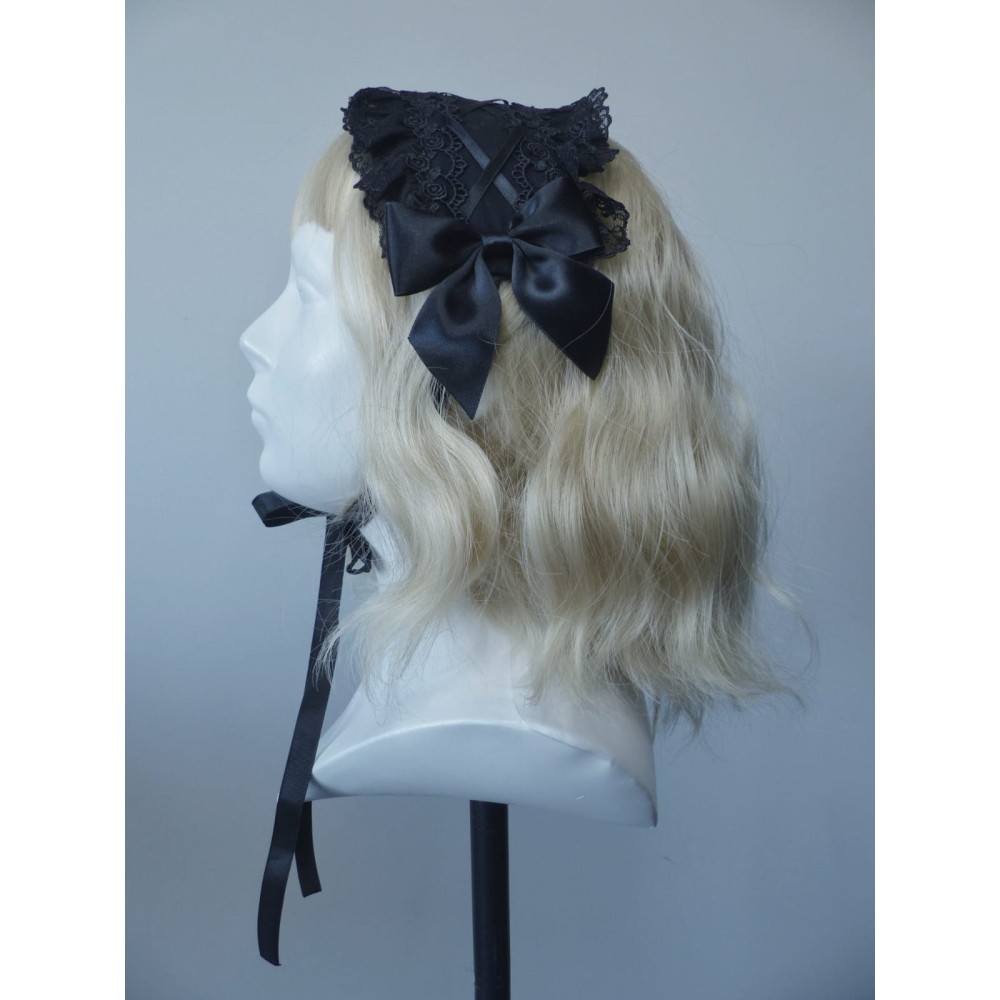 Battycat - Corset Rose Tiara - Schwarz